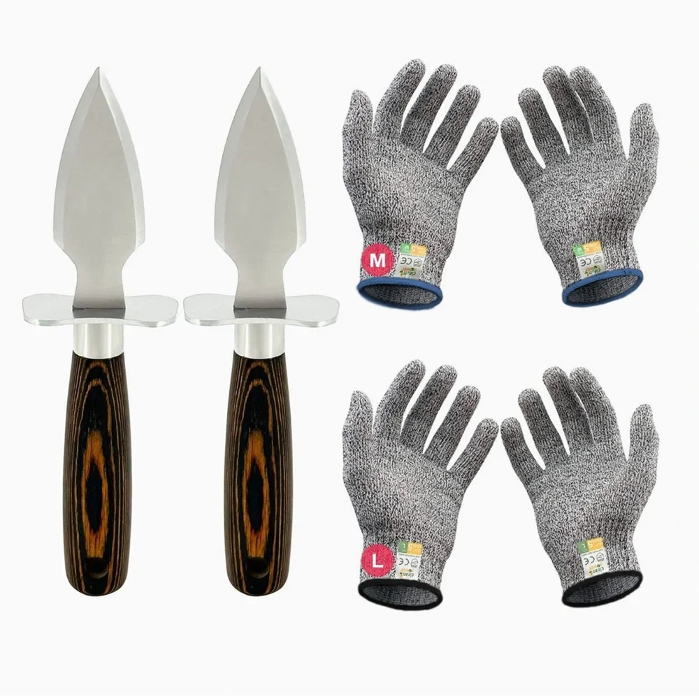 Oyster Shucking Knife Set